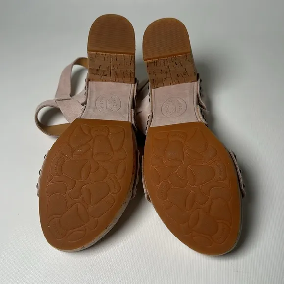 Kork-Ease Palmdale Heeled Suede Sandals - sz 9