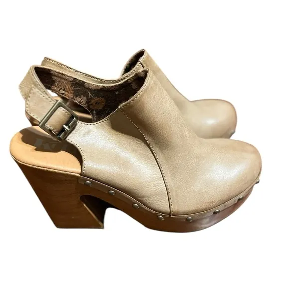 Korks Delaney Sling Back Platform Shoes Clogs