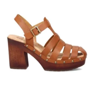 Korks Whitney Platform Sandals Size 10 Fisherman Studded Heeled Boho Summer