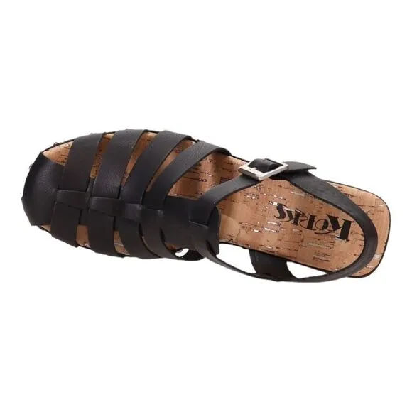 KORKS Women's Whitney Comfort Platform Sandals in the Size 9M