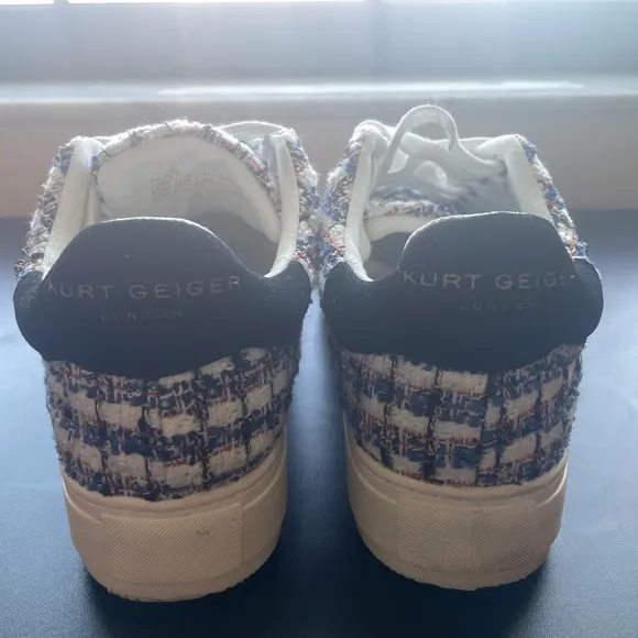 Kurt Geiger Women's London Eye Southbank Tweed Sneakers, Evil Eye Lace-Up Shoes