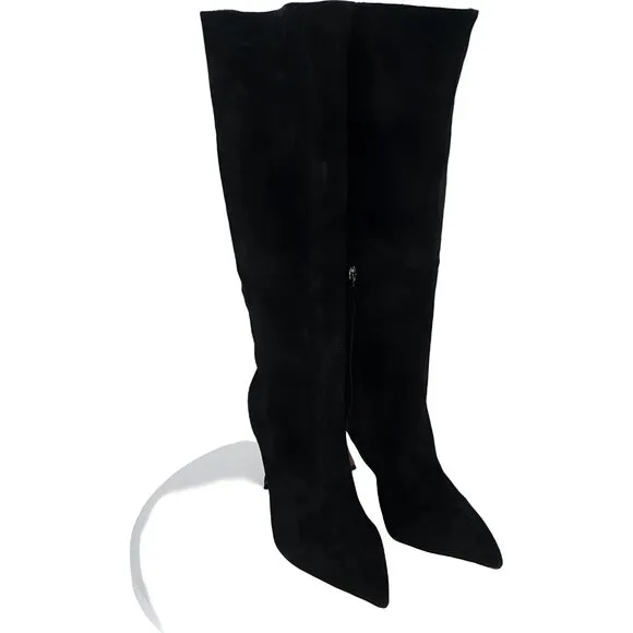 Kyra Pointed Toe Knee High Heeled Boots by Alexandre Birman EU 37