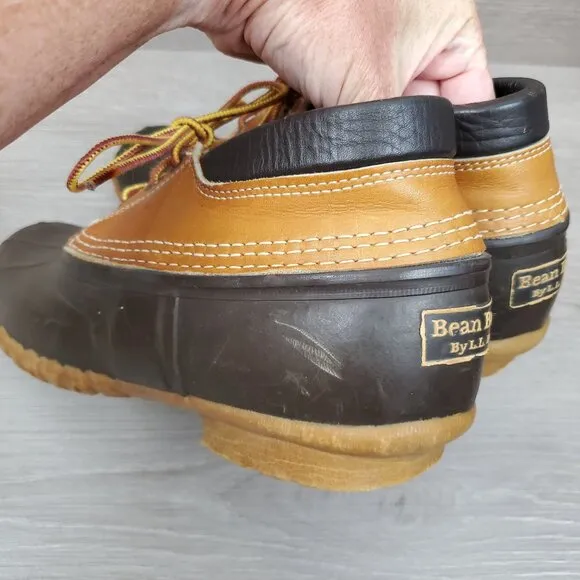 L. L. Bean vintage men's leather low bean boots
