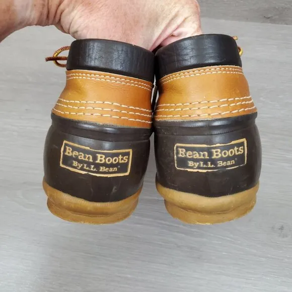 L. L. Bean vintage men's leather low bean boots