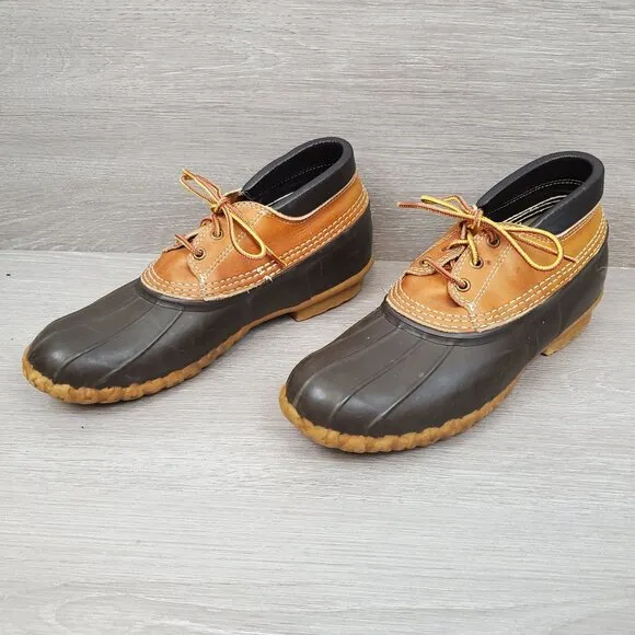 L. L. Bean vintage men's leather low bean boots