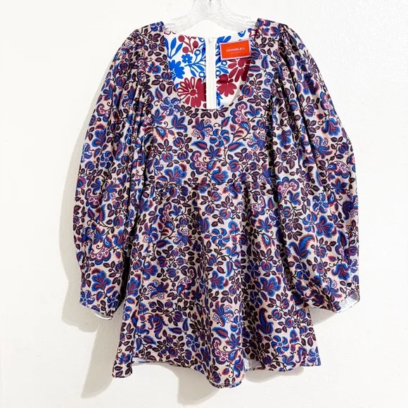 La DoubleJ Dolly Mini Dress in Ortica Floral