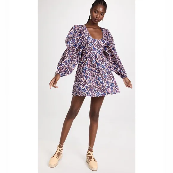 La DoubleJ Dolly Mini Dress in Ortica Floral