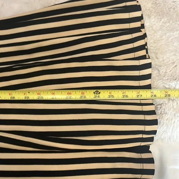 La Gatta Chic Italy Pleated Midi Skirt Sz M