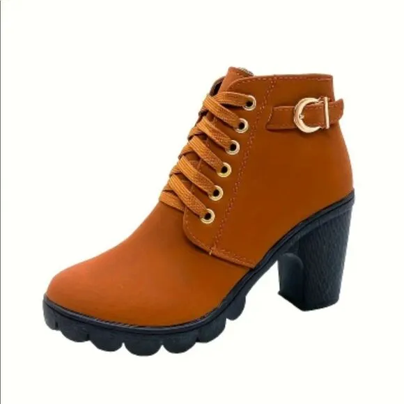 Lace-up Platform boots sz 8.5