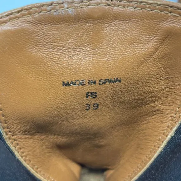 Lafayette 148 Women's Barrett Leather Ankle Boots Tan Brown Size 39