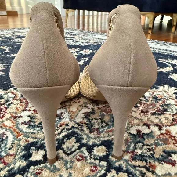 L'AGENCE Beige and Cream Women's Shoes
