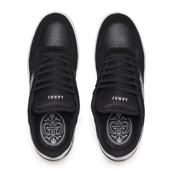 Lakai Terrace MS4230130B00 Mens Black Suede Skate Sneakers Shoes 8.5 NIB