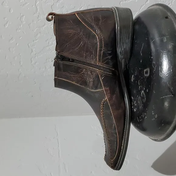 LAMASINI BOOTS, BROWN SHOES SIZE 28 1/2 US10 MADE IN MEXICO CHUKKA BOOTS