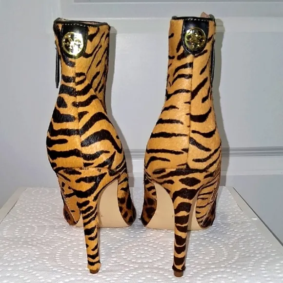 Leopard Print Ankle Boots