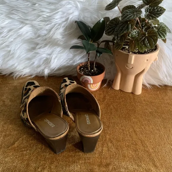 Leopard Print Mule Heels