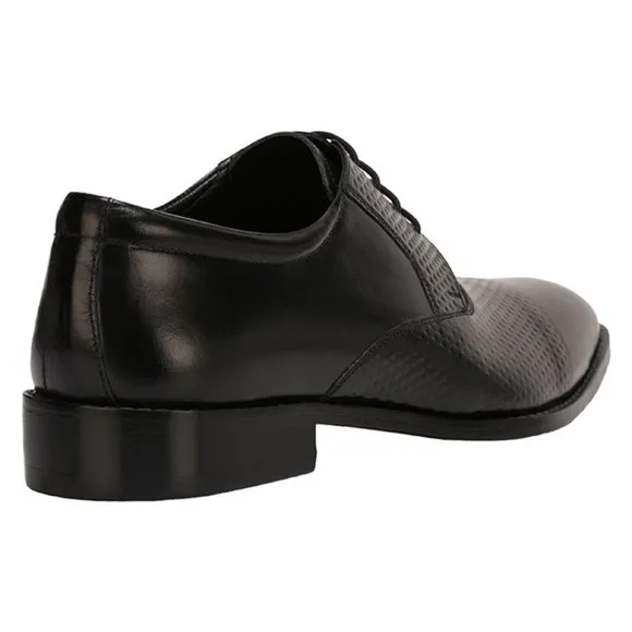 LIBERTYZENO Men's Black  Lace-Up Shoes