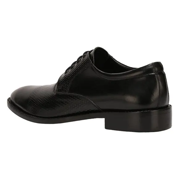 LIBERTYZENO Men's Black  Lace-Up Shoes
