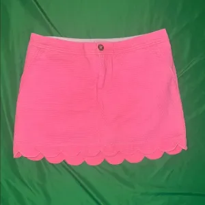 Lilly Pulitzer Pink Colette Scalloped Hem Skort- See Measurements for Size