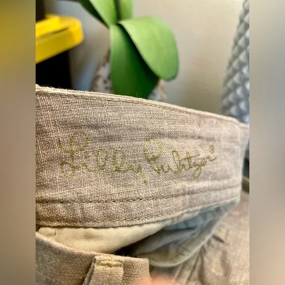 Lilly Pulitzer ‘The Callahan’ 5” Linen Shorts in Golden Bronze | NWOT