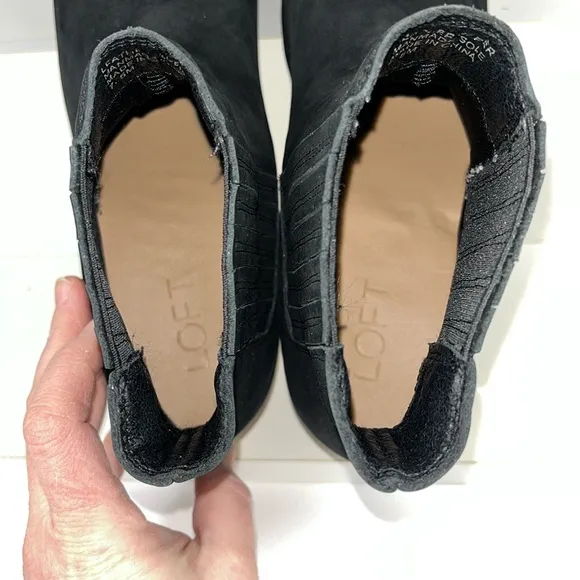 LOFT Clog Boot in Black.
