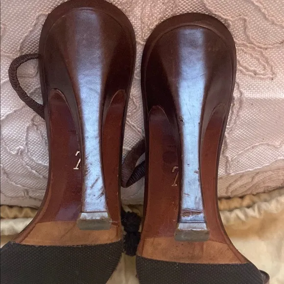 Louis Vuitton Brown damier ebene sandal
