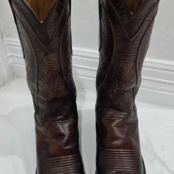 Lucchese SAN ANTONIO 6.5C Seville/Gavin NO CRACKS! Vintage Cowboy/Western Boots