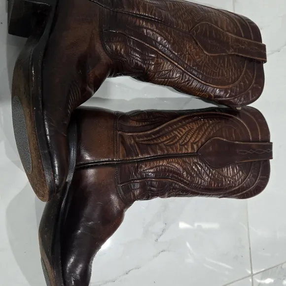 Lucchese SAN ANTONIO 6.5C Seville/Gavin NO CRACKS! Vintage Cowboy/Western Boots