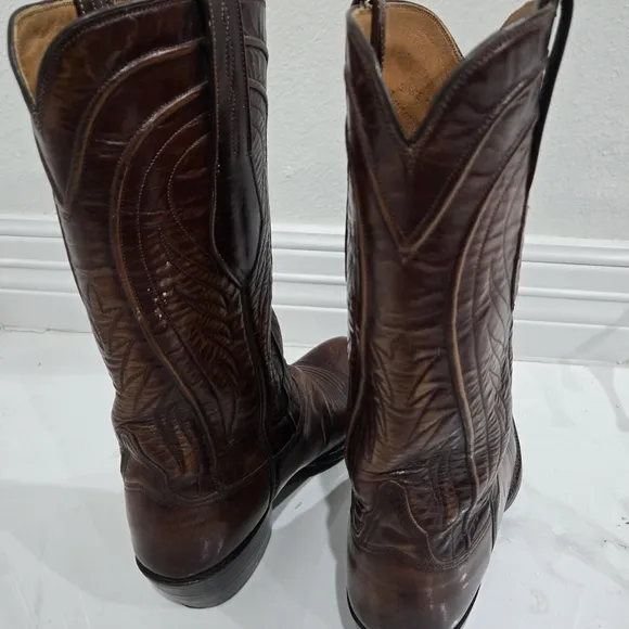Lucchese SAN ANTONIO 6.5C Seville/Gavin NO CRACKS! Vintage Cowboy/Western Boots