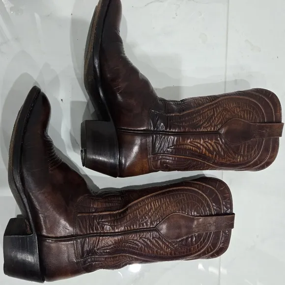 Lucchese SAN ANTONIO 6.5C Seville/Gavin NO CRACKS! Vintage Cowboy/Western Boots