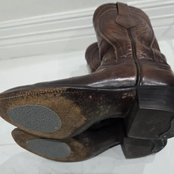 Lucchese SAN ANTONIO 6.5C Seville/Gavin NO CRACKS! Vintage Cowboy/Western Boots
