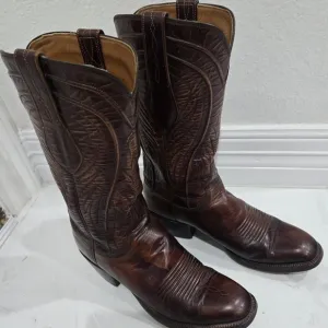 Lucchese SAN ANTONIO 6.5C Seville/Gavin NO CRACKS! Vintage Cowboy/Western Boots