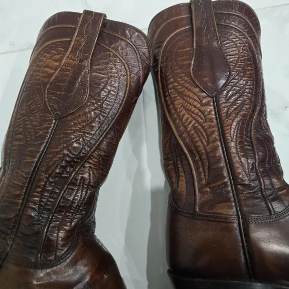 Lucchese SAN ANTONIO 6.5C Seville/Gavin NO CRACKS! Vintage Cowboy/Western Boots