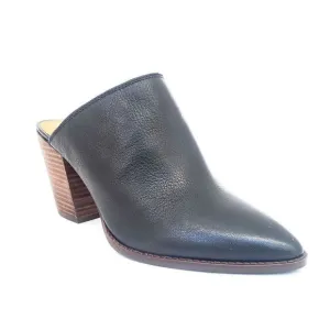 Lucky Brand Women's High Heels Leather Mules Black 7 New