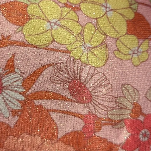 Lulu's Being In Bloom Floral Jacquard Mini Skirt, Boho Barbie