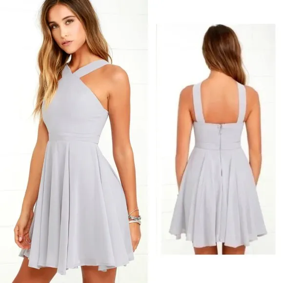 Lulu’s Forevermore Skater Dress - NEW