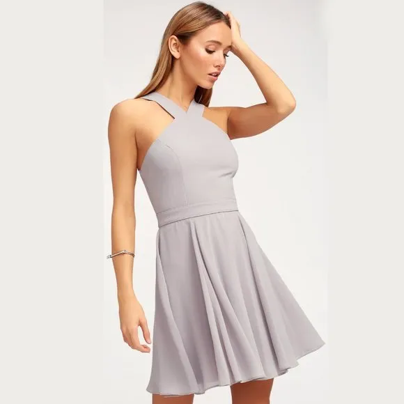 Lulu’s Forevermore Skater Dress - NEW