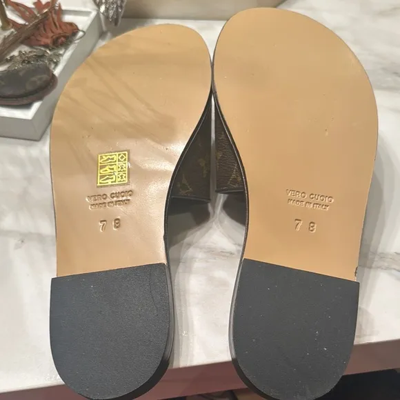 Luxury Brown Slide Sandals