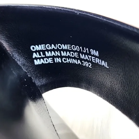 Madden Girl Omega Platform Ankle Strap Pump Black Patent Leather High Heels