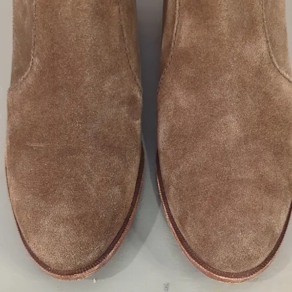 Madewell Janice Boots Brown Suede Ankle Bootie size 9