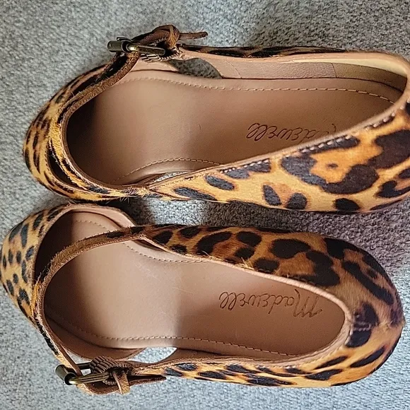 MADEWELL Leopard Print Women's Shoes Size 8