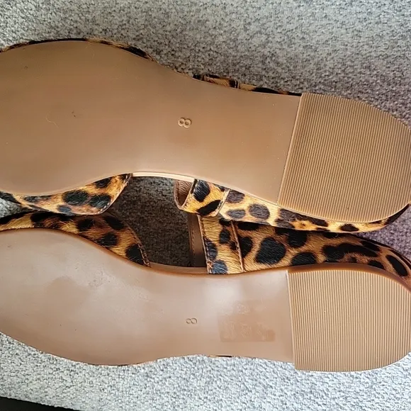 MADEWELL Leopard Print Women's Shoes Size 8