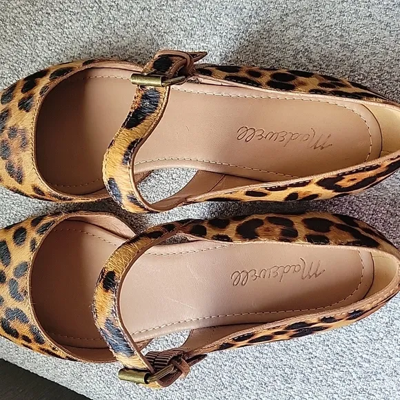 MADEWELL Leopard Print Women's Shoes Size 8