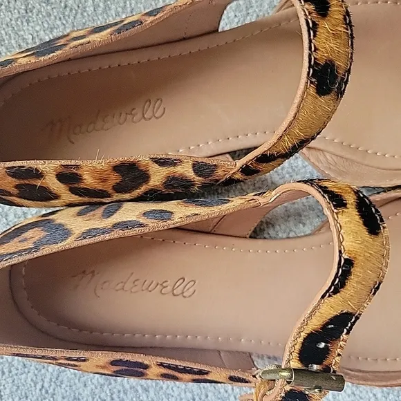 MADEWELL Leopard Print Women's Shoes Size 8