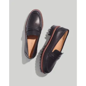 Madewell The Corinne Lugsole Classic Penny Loafer Women's Black Size 8 NWOB