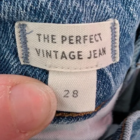 Madewell The Perfect Vintage Jean in Ainsworth Wash 28 / 6
