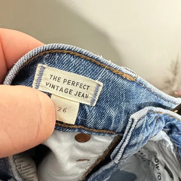 MADEWELL The Perfect Vintage Jean in Ainsworth Wash {3R25}