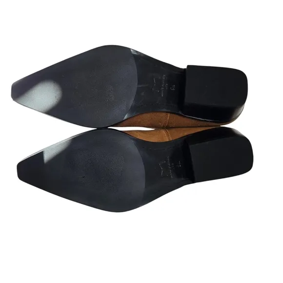 Marc FIisher Yolli Brown Ankle Boots Booties