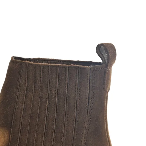 Marc FIisher Yolli Brown Ankle Boots Booties
