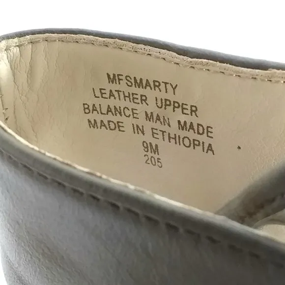Marc Fisher Smarty Leather Platform Wedge Sandal Size 9 Green Lace Up