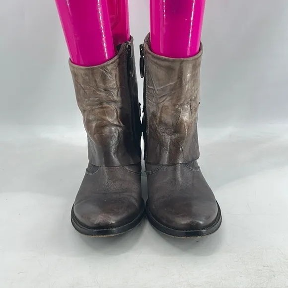 Mark Nason bootsCowgirl Embroider Roses Distressed Leather western festival 7.5